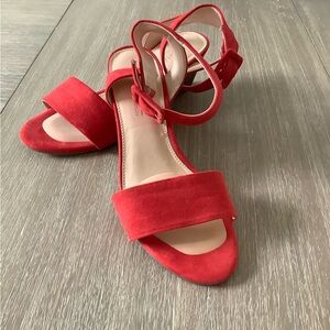 Michael Shannon Red Strappy Sandals